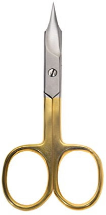 SUPER AFFILATE PUNTA CURVATA CUTICOLE FORBICI PER UNGHIE PUNTO A FRECCIA MEZZE ORO