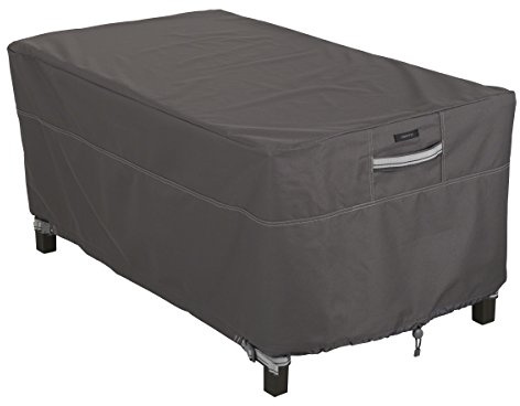 Classic Accessories Ravenna Cover For Rectangular Coffee Tables, Dark Taupe/Mushroom/Espresso (122cm) Medium