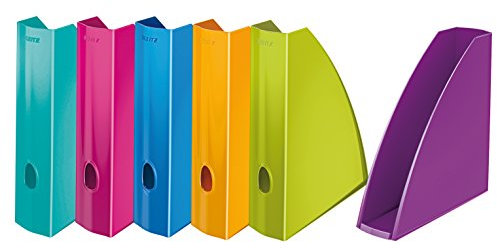 Leitz Wow Stehsammler, A4, 75 mm, farblich sortiert, 6 Stück