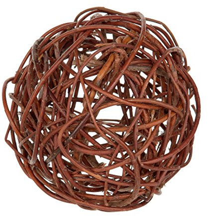 Dehner Boule en Osier - Diamètre : 30 cm - en Osier - Marron