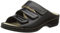 Berkemann Damen Andrea Pantoletten, Schwarz (schwarz 906), 42 2/3 EU