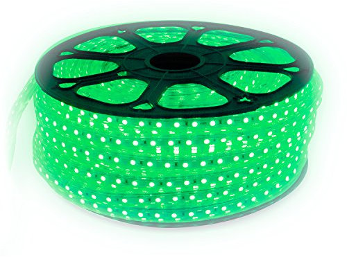 LED Strip 230 Volt mit 60x 5050 SMD pro Meter Grün 50 Meter