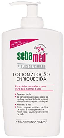 Sebamed Leche Corporal Hidratante 400ml - Leche hidratante para pieles normales sensibles, indicada para uso diario