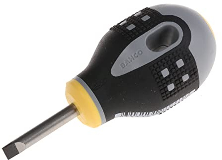 Bahco BE-8350 Ergo Slotted/Stubby Type Screwdriver, Multi-Colour, 1 x 5.5 x 25 mm
