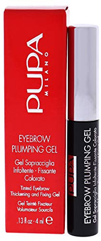 Pupa Mascara Gel Rimpolpante Sopracciglia, 02 Marrone, 4 ml