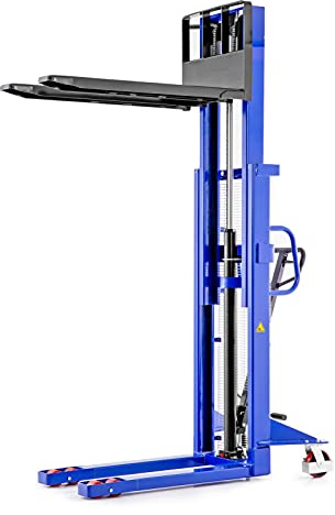 Pallit Hochhubwagen manuell 2000mm Hubhöhe 1000kg Tragkraft Lift-L PU Rollen Flexibler & Wendiger Manueller Handstapler Hubwagen Hydraulik-Stapler schnellhub