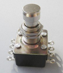 Göldo ELF4P monteringsfästströmbrytare 4-polig, 8 stift/Made in Italy
