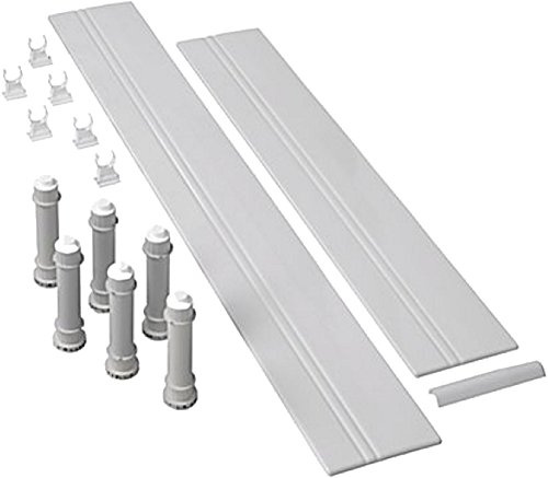 Mira Flight Shower Tray Square Riser Conversion Kit 900mm 1.1783.101.WH (Push-fit Adjustable Riser Legs)