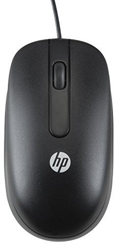 HP USB 1000dpi Laser Mouse - Ratón (USB, Laser, Oficina, Negro, Ambidextro, Monótono)