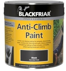 Blackfriar Anti Climb and Anti Vandal Paint Black - 1 Litre