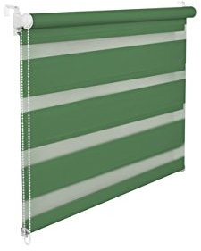 KS Handel 24 DOPPELROLLO DUOROLLO 50 cm BREIT 150 cm LANG GRÜN INKL. SEILZUG FENSTERROLLO KLEMMROLLO Jalousie