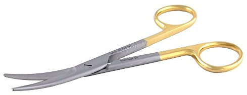 Best for surgery Ciseaux universels en métal dur Mayo de qualité professionnelle pour les deux côtés émoussés 14 cm