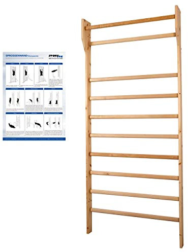 Sprossenwand Kletterwand Turnwand Klettergerüst Gymnasik Fitness, 100x230 cm