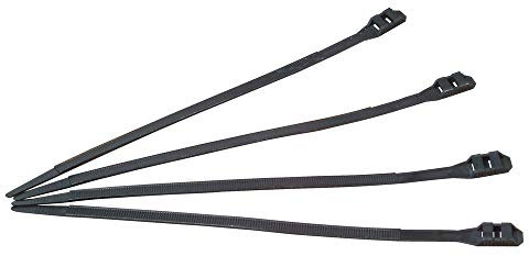 Kopp 328504093 Kabelbinder, hohe Zugfestigkeit, 15 Stück, 300 x 9 mm, schwarz