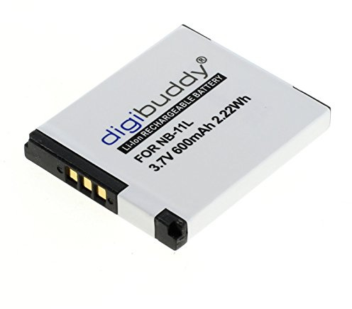 digibuddy Akku für Canon NB-11L Li-Ion Schwarz
