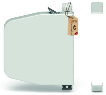 Mini Gurtwickler Aufputz 14mm - schwenkbarer Rolladen Gurtaufwickler für Jalousie und Rollo, Aufschraubwickler Rolladengurt Aufwickler Reparaturset - OHNE Gurt - 1 Stück