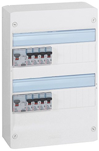 Legrand LEG93009 Tableau pré-équipé 2 rangées pour neuf ou rénovation inférieur à 35 m2