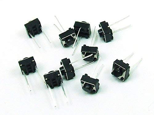 POPESQ 10 Pièces/pcs. x Bouton-Poussoir Interrupteur/Tact Switch 5 mm Reset PCB #A770