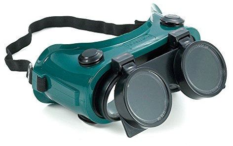 Univet 603 Welding Goggles Flip Up IR5 Shade 5 Glass Lens