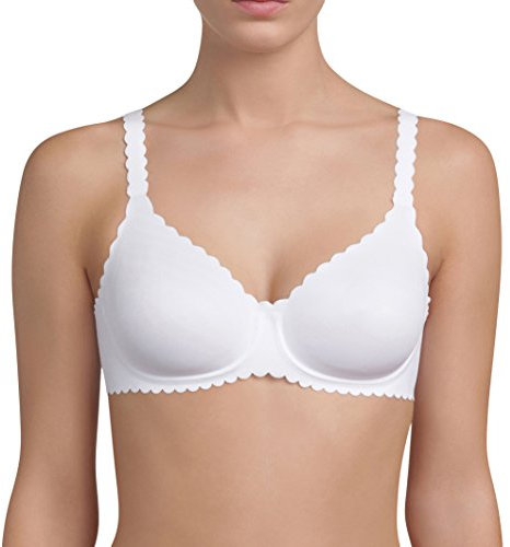 DIM Soutien-Gorge Femme Corbeille Body Touch x1, Blanc, 90B