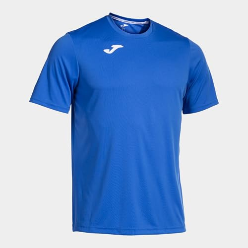 Joma Men's 100052.700 Short Sleeve T-Shirt - Blue/Royal, Medium