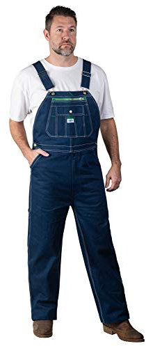 Liberty Men's Rigid Denim Bib Overall, 56x30