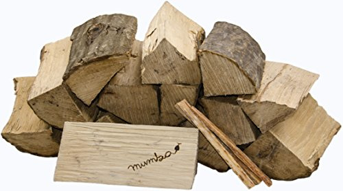 Combustible de madera de haya de chimenea estufa de unos acabados de 33 cm + patrón de astillas de pino
