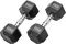 Bad Company I Kurzhanteln gummiert für Aerobic, Gymnastik und Fitness 20 Kg (2x10,0)