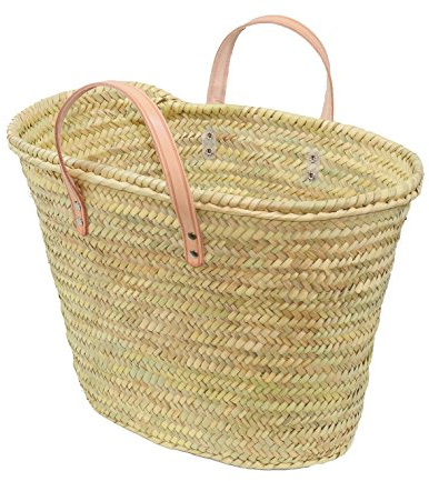 Capazo de Palma - Asas Cortas Beige - Grande N8 Ref. 5010-8