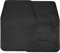 Streetwize BRMS Budget Rubber Car Mat Set [Set of 4], Black Car Mat Set with 2 Front Mats + 2 Back Mats