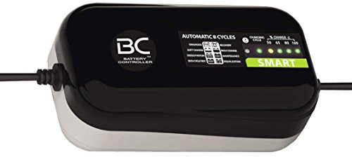 BC Battery Controller SMART 2000 - 12V 2A - Caricabatteria automatico a 8 cicli di carica per tutte le batterie 12V al piombo-acido di auto e moto
