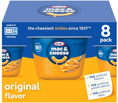 Kraft Original Macaroni & Cheese Dinner (2.05 oz Cups, 8 Count)