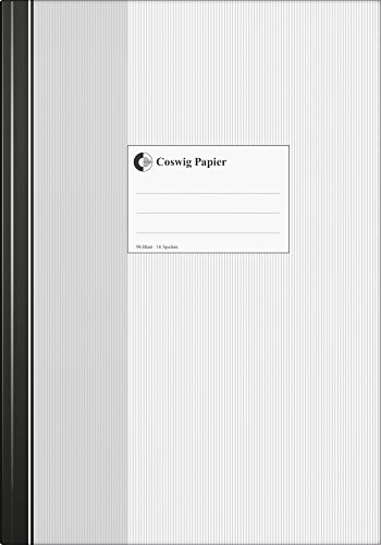 König & Ebhardt Geschäftsbuch - A4 mit festem Kopf, 16 Spalten, 32 Zeilen, 70g/m², 96 Blätter, Klebebindung