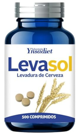 Levadura de Cerveza - LEVASOL 500 Comprimidos, Ynsadiet