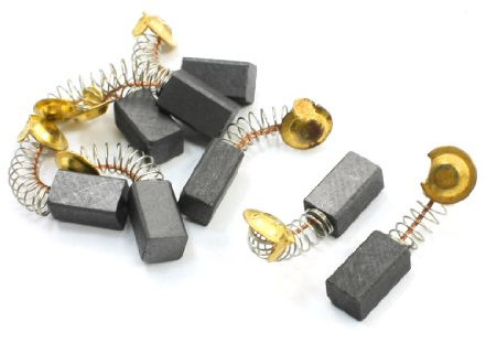 sourcing map Escobillas de Carbón 8 Piezas, 13mm x 7mm x 6mm, para Amoladora Angular para HITACHI, Motor Eléctrico Genérico, Pieza de Reparación de Repuesto