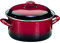 Ibili Stockpot Volcan with lid 16 cm of Enamelled Steel, Red/Black, 16 x 16 x 10 cm