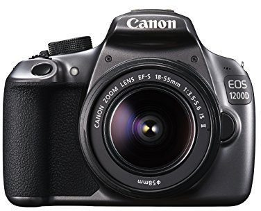 Canon EOS 1200D Fotocamera Reflex Digitale, 18 Megapixel, Obiettivo EF-S 18-55 IS II, Grigio