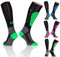 Ski Kompressionsstrumpf 'under pressure' Ice Touring (Kompression: 18-21mmHg) (neon grün, Gr. 44-46 (Wadenumfang: 32-44cm))