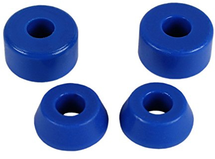 Skateboard Longboard Truck Replacement Bushings 4-Pack (for 2 Trucks) - Many Colors and Durometers (88A Blue)