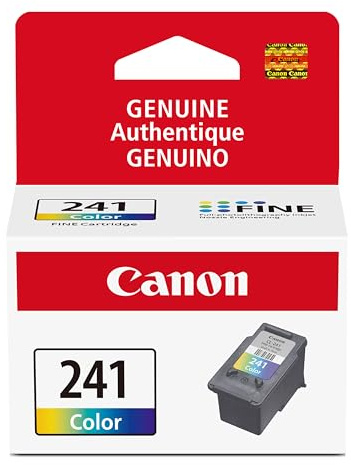 Canon CL-241 Genuine Color Ink Cartridge, Compatible with MG2120/3120/4120, MX512/432/472/372/392/522/532/452, MG2220/3220/4220/3520/3620, TS5120