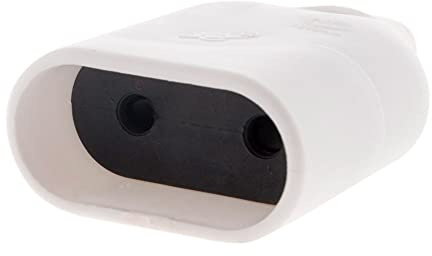 Zenitech - Enchufe Hembra 2P 6A - PVC - Compatibilidad con Enchufes Estándar, Conexión Segura, Conexión Fácil - Uso Diario, Inspección de Calidad Estricta - Blanco