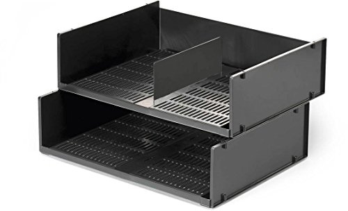 Durable Briefablageschale A3 Querformat, optimo Blauer Engel, 4 Stück, anthrazit, 1700786058