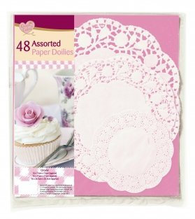 48 Assortiti Centrini Di Carta Di Queen Of Cakes