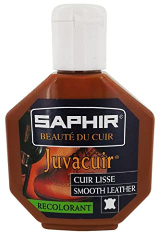 Saphir | Juvacuir 75 ml | Recolorante para Cueros Lisos (Marrón Claro 03)