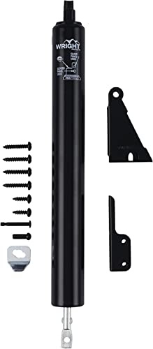 Wright Products V1020BL Standard Duty Pneumatic Screen And Storm Door Closer, Black