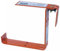 Halter für Standard Balkonkasten, Farbe:terracotta