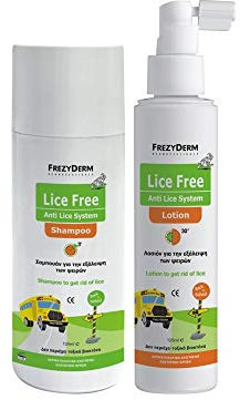 Frezyderm LICE Free Set (shampoing 125 ml + lotion 125 ml + comb sans fil)