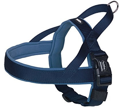 Nobby Norwegergeschirr Classic Preno, blau / blau L: 75-98 cm + 62 cm, B: 40/45 mm, 1 Stück