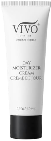 Vivo Per Lei Day Cream - Dead Sea Face Cream for Dull, Dry Skin - Moisturizing Day Cream with Shea Butter - Non Greasy Day Moisturizer - Hydrating Face Cream for Women - 3.4 Fl. Oz.