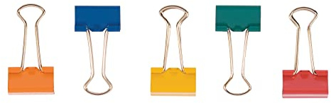 Q-Connect Foldback Clip 19mm Assorted (Pack of 10)